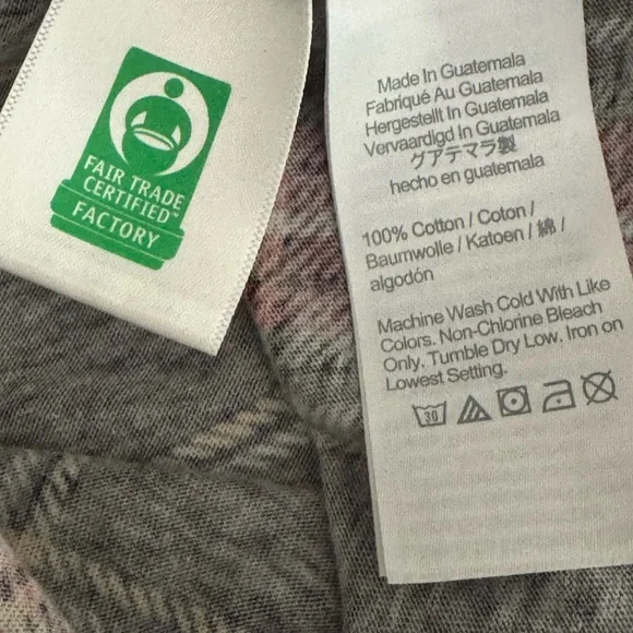 J Crew Stewart tartan plaid printed tissue turtleneck shirt Size M - Picture 6 of 6